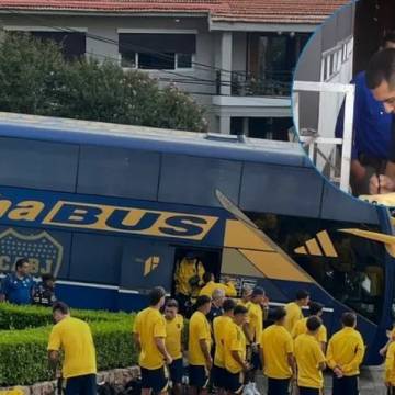 Con Riquelme a la cabeza, Boca ya está instalado en Salta: miles de salteños recibieron al plantel
