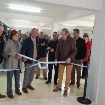 Camacho participó en la inauguración de la tercera etapa de la ampliación del edificio municipal de Las Lajitas