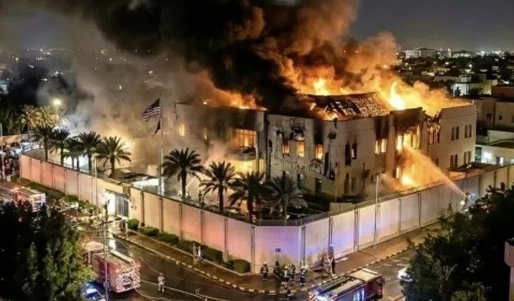 Sin tregua: Irán ataca la Embajada de los EEUU en Arabia Saudita y la guerra es total