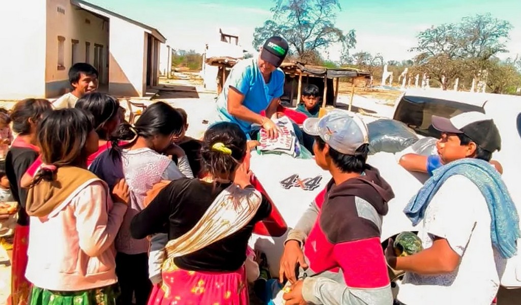 Se desarrolló un barrido sanitario en una misión de Santa Victoria Este